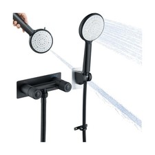 RV Shower Faucet, Metal Camper Shower Faucet with Hose and Head Outside Showe...