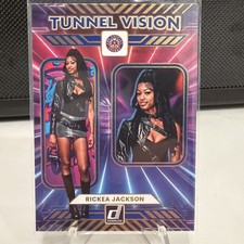 2025 Donruss WNBA #12 Rickea Jackson Tunnel Vision Press Proof purple 