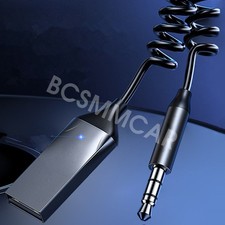 Wireless Bluetooth Receiver Handsfree Music AUX USB 3.5mm For Car Headphone iPod