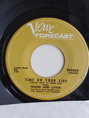C NM Single 7'' Friend and Lover Time on your Side Reach out of the Darkness US