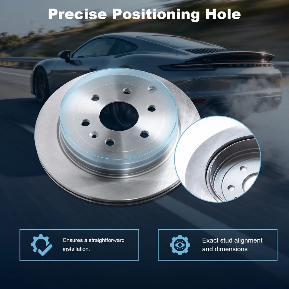 Rear Brake Rotor for 2007-2017 Chevy Traverse Buick Enclave Saturn GMC Acadia — 第 4/4 张图片