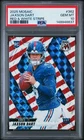 2025 Panini Mosaic Jaxson Dart RED & WHITE STRIPE Prizm Rookie RC #362 PSA 10