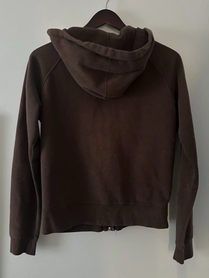 Vintage Y2k Roxy Paradise Hoodie Sweatshirt Womens Small Brown Zip up - Image 2 of 4