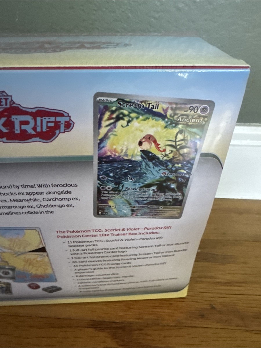Pokmon Center Scarlet & Violet Paradox Rift Elite Trainer Box Roaring Moon  | eBay