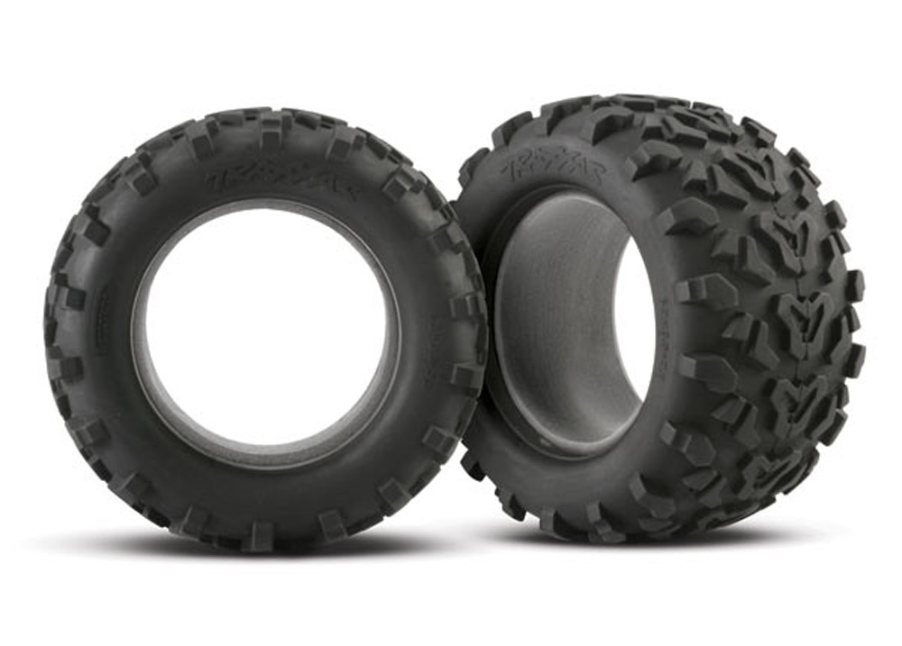 Traxxas 4973 Maxx 3.8 Tires with Foam Inserts for Revo and T-Maxx Pair