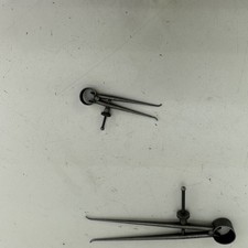 2 Pcs The Ls Starrett Co Mixed Caliper Tool Set, Made in USA