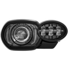 Phare LED BMW K1200R K1300R optique avant noir etanche pour moto roadster