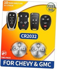 Ricambio batteria portachiavi per Chevy & GMC Silverado Equinox Malibu Traverse 