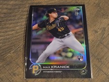 2022 Topps Chrome Ben Baller #144 Max Kranick RC Nmmt