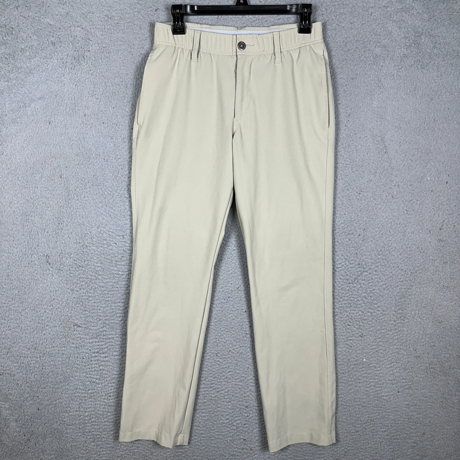Under Armour Pants Mens 30X30 Tan Golf Chino Performance Stretch Lightweight EUC