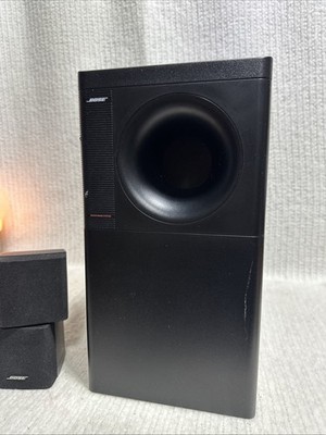 Bose Acoustimass 5 Series III Subwoofer 2x Double Cube Speakers