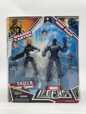 MARVEL LEGENDS SHIELD 2 PACK SUPER SPIES SHARON CARTER STEALTH IRON MAN   2
