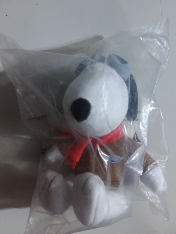 Snoopy Red Baron Pilot MetLife Promotional Plush 6" Peanuts Toy Met Life NEW