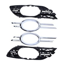 Front Left and Right Side Fog Light Lamp Grille Cover Bumper Trim for