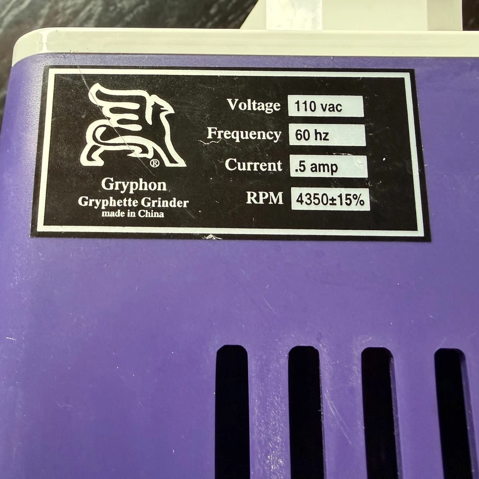 Molinillo de vidrio Gryphon Gryphette ¡FUNCIONA! Foto 3 de 4