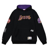 Los Angeles Lakers Nba Mitchell & Ness Team Origins Fleece Hoodie Schwarz-Xl