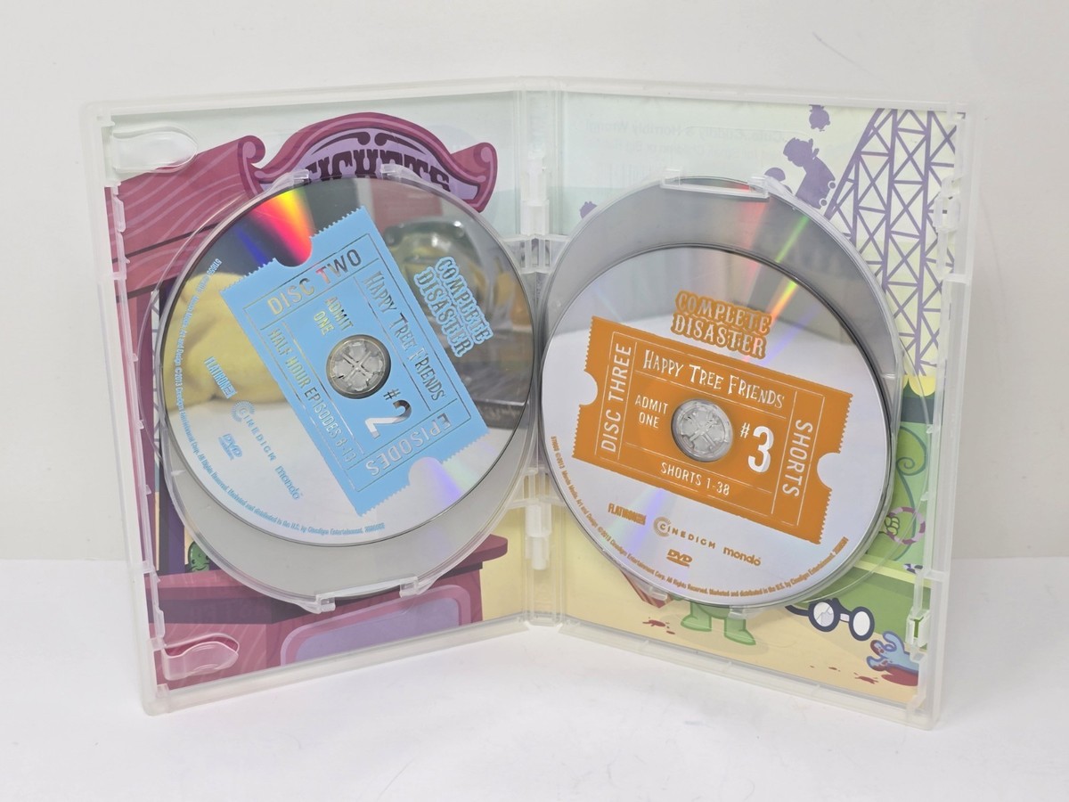 Happy Tree Friends: Complete Disaster (DVD, 2013, 4-Disc Set) for