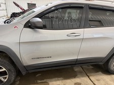 14-18 Jeep Cherokee Driver Left Front Door Billet Silver Psc
