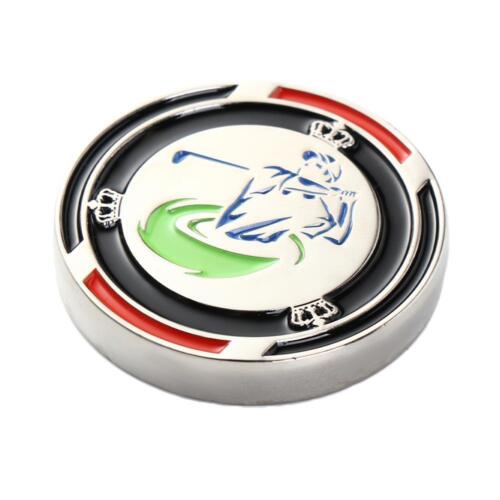 Metal Golf Green Reader Two-sided Golf Ball Marker Golf Hat Clip Marker  Kids - Picture 1 of 12
