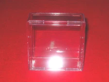 *5 Square Display Cube Holder Case For Fossils Rocks Minerals Amethyst Agate