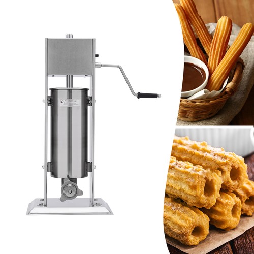 Heavy Duty 5L Commercial Electric Churro Maker Machine Restaurant+4 Nozzles USA - Picture 12 of 24
