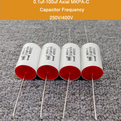 0.1uf-100uf Axial MKPA-C Audio Metalized Thin Film Capacitor Frequency 250V/400V