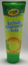 Crayola Electric Lime Green Bathtub Fingerpaint Soap 3 fl oz