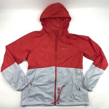 Columbia Outdoor Lightweight Zip Up Hooded Windbreaker Jacket Women  s Size M