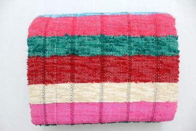4X6 Chindi Rugs Carpet Beautifull Bohemian Garden Yoga Mat Kilim Counterpane Aa