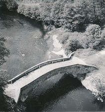 PIERRE PERTHUIS c. 1900-20 - Pont Romain sur la Cure  L'Yonne DIV 7230