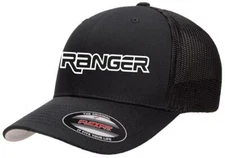 Ford Ranger Pickup Truck Logo Design Flexfit 6511 Trucker Hat Cap