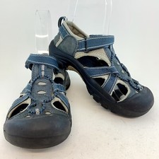 KEEN Little Kids' Blue Gray Venice H2 Waterproof Hiking Sandals, size 13 EU 31