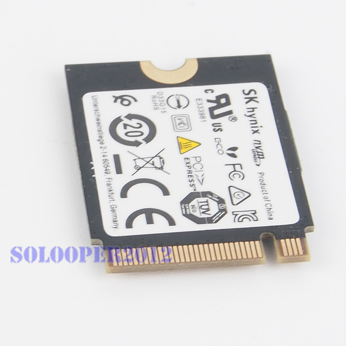 New SK Hynix 512GB NVMe PCIe M2 2230 SSD BC711 30mm New SK Hynix 512GB NVMe PCIe M2 2230 SSD BC711 30mm