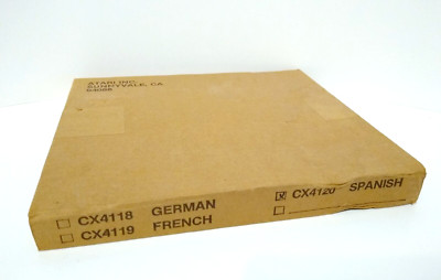 Atari 400/800 Conversational Spanish Model CX4120 NEW Sealed in Box (Box damage)