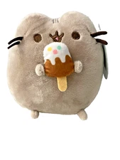 Pusheen Plush 6 inch cat with Ice Cream New with tag