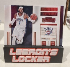 2017-18 Panini Contenders - Hall of Fame Contenders #5 Carmelo Anthony