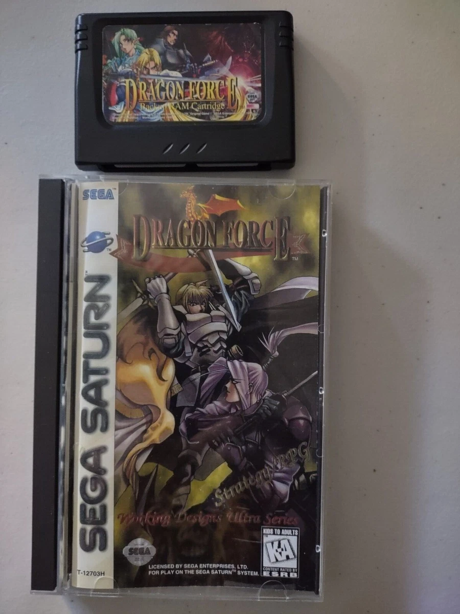 Sega Saturn - Dragon Force - CIB / Bon État - Très Bon État