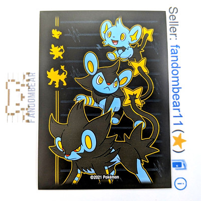 2021 Shinx Evolution Electro-Stack Individual Card Sleeve Pokemon Center Origina