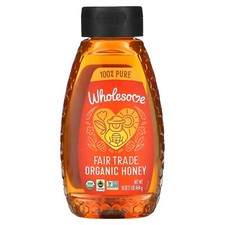 Wholesome, Honey Raw Unfiltered Fair Trade Organic, 16 Oz.