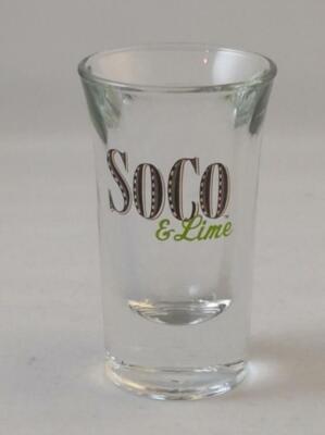 6 Soco & Lime Gläser, Shotgläser,  2 cl,  Bar, Bistro, Party, 6 Stück, Neu!