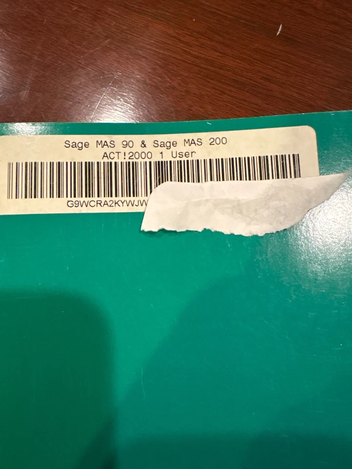 NEW SAGE FRONT OFFICE POWERED BY ACT!2000 FOR SAGE MAS90/MAS200. CD/Book .1 user - Image 3 of 4