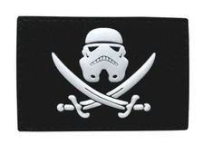 Jolly Roger Storm Trooper Patch [PVC Rubber - 3.0 X 2.0 -ST-1]