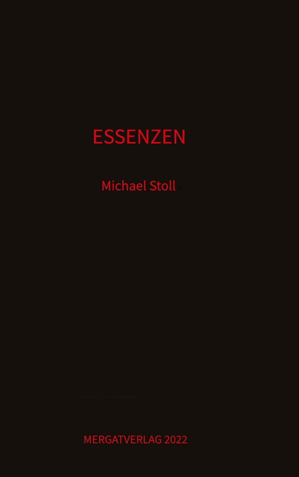 Thumbnail - Michael M. Stoll | Essenzen Schwarz | Taschenbuch | Deutsch (2022) |