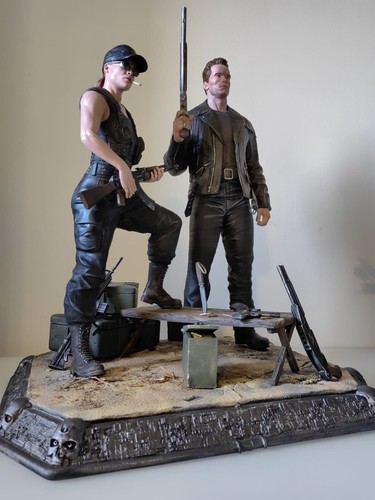 Terminator 2: Judgment Day Sarah Connor-Terminator diorama 1/4 - Picture 4 of 17