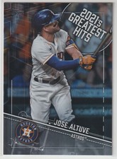2022 Topps - JOSE ALTUVE - 2021'S GREATEST HITS FOIL  #21GH-16 - Houston Astros