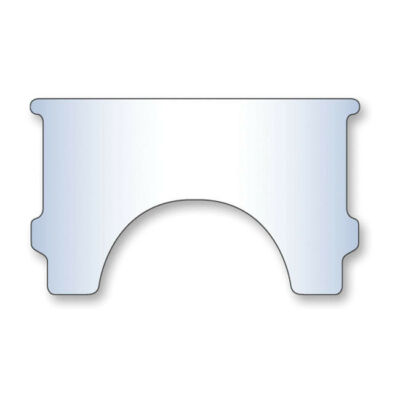 National Cycles Heavy Duty Lower Windshield A, klar für Harley-Davidson FL 49-02