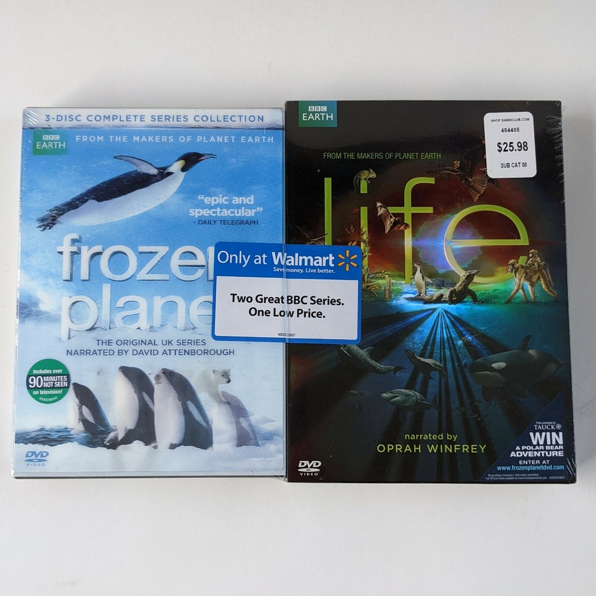 BBC Earth Life Frozen Planet 2 Series Set 7 DVDs Total