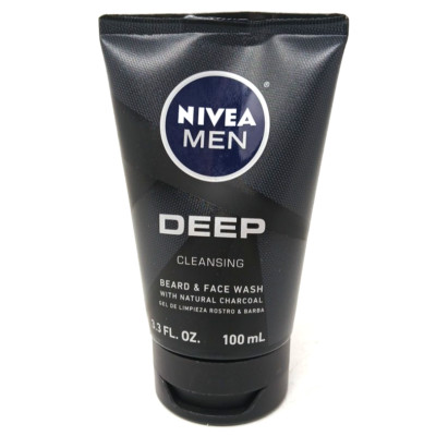 Nivea Men Deep Cleansing Beard & Face Wash 3.3 oz