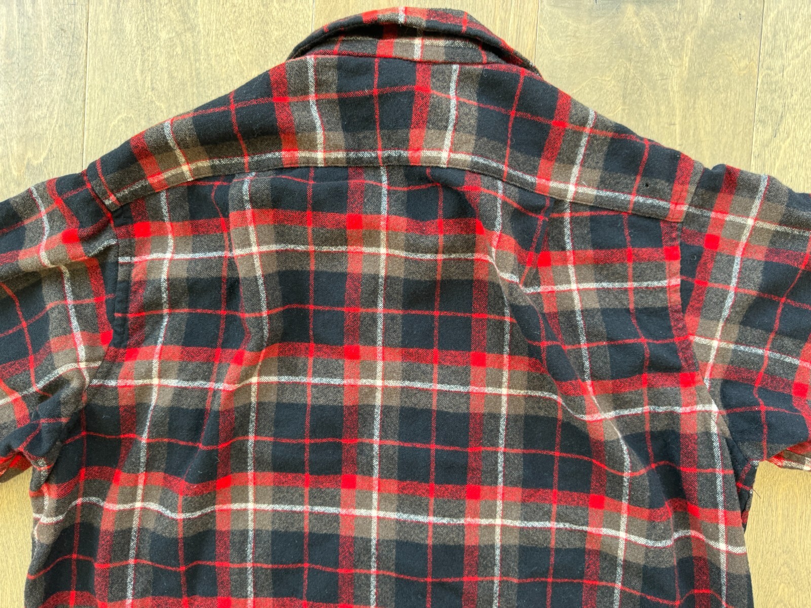 VTG Pendleton Pure Virgin Wool Button Up Flannel … - image 12