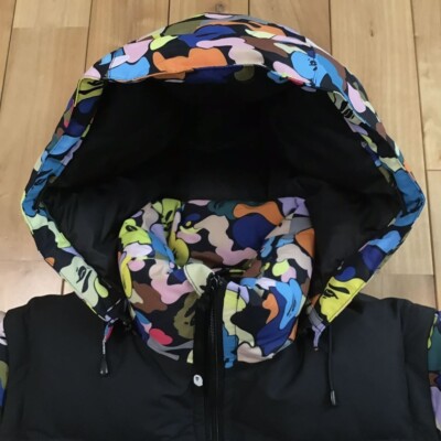 BAPE DETACHABLE 3WAY DOWN JACKET multi camo A Bathing Ape Size S